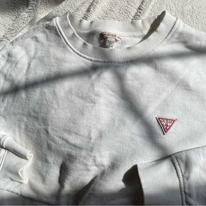 Guess cropped crewneck sweater